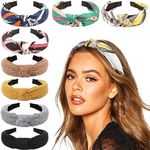 DRESHOW 8 Pack Knotted Headbands Fo