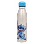 Disney 100 Aluminum Water Bottle 600ml – Official Merchandise by Polar Gear, Kids Reusable Non Spill BPA Free Recyclable - Ideal For School Nursery Sports Picnic, Silver