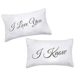 DasyFly His Hers Couples Pillowcase