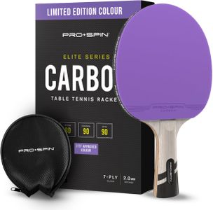PRO SPIN Carbon Table Tennis Bat – Violet Paddle