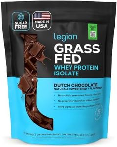 LEGION Whey+ Protein Whey Isolate from Grass Fed Cows (Chocolate, 60 Servings) - Whey Protein Isolate Powder, Low Calorie, Non-GMO, Sugar Free, Lactose and Gluten Free, All Natural Protein Powder