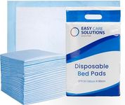 30 x Easy Care Solutions 60 x 90 cm Premium Disposable Incontinence Bed Pads | High Absorbency Underpads, Bed Mats, Mattress Protectors, Incontinence Pads |1 Pack of 30