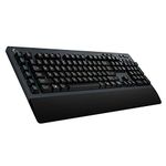 Logitech G613 Wireless Mechanical Gaming Keyboard, LIGHTSPEED Advanced 1ms 2.4GHz and Bluetooth Wireless, Romer-G Tactile Key Switches, Multi-Device, 6 Programmable G-Keys, QWERTY UK Layout - Black