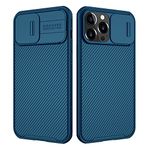 Nillkin iPhone 13 Pro Max Case, CamShield Pro Shockproof Slim Protective Cover Case with iPhone 13 Pro Max Camera Cover, Hard PC and TPU Phone Case for iPhone 13 Pro Max Blue 6.7"