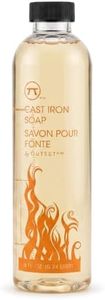 Outset Cast Iron Soap, 100% Natural Cast Iron Cleaner and Rust Remover, 8 Ounces