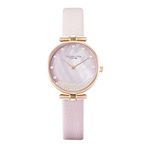 VICTORIA HYDE Women's Watch Sets Silver Ladies Watch with Mother of Pearl Dial Wrist Watch Bangle Set