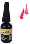 Riverruns UV Clear Glue Three Formula Flew Glue Fly Tying for Building Flies Flies Heads Bodies and Wings Tack Free Special Introductory Sale!(UV Flex Glue)