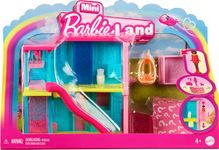 Barbie Mini BarbieLand Doll House Sets, Mini Dreamhouse with Surprise 1.5-inch Barbie Doll, Furniture & Accessories, Plus Elevator & Pool