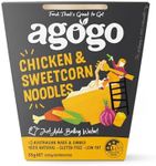 Agogo Chicken & Sweetcorn Noodles. Instant Noodle Meal 55g - Carton of 6