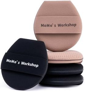 Momo's Workshop Makeup Sponge Puff, Large Beauty Puff for Quick Flawless Makeup, Concealer Puff for Liquid & Cream Foundation 3pcs