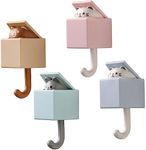 Mruyhtop 4PCS Cat Pop Up Key Holder