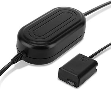 subtel® Alimentatore NP-FW50 Compatibile con Sony Alpha 5100, 6000, 6300, 6400, 6500, Alpha 7 II, A7II, A7s ca. 4m + DC Coupler accu Adattatore, Alimentazione da Corrente di Rete Accoppiatore CC
