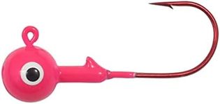 Northland Fishing Tackle Gum-Ball Jig for Panfish, Walleye, Bass, and Trout, Pink, 3/16 Oz, 15/Card