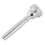 Missmore Silver Trumpet Mouthpiece 3C 5C 7C Size Instrument Accessory for Bach (7C-Silver)