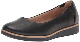 SOUL Naturalizer Women's, Idea Ballet Flat, Black, 10 Wide