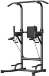 Botifly Pull Up & Dip Station, Adjustable Height Multi-Function Power Tower for Home Gym Strength Training Fitness Workout Equipment