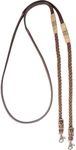 Cashel Braided Adjustable Roping Rein, Brown