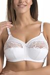 Teyli Women's Bra Non Wired Andorra, White, 32 / 32F