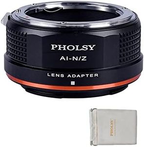 PHOLSY FTZ Lens Adapter for Nikkor AI/F/AIS/AF/AF-I/AF-S Lens Compatible with Nikon F Lens to Nikon Z Mount Camera Body Compatible with Nikon Z fc, Z30, Z9, Z8, Z6II, Z7II, Z6, Z7, Z5, Z50