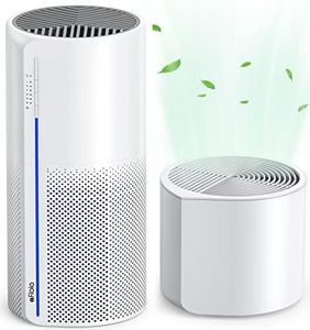 Afloia Air Purifier And Humidifier Combo,2in1 Purifiers,3 Stage H13 Filters for Home Bedroom Allergies Pets Hair Smoker Odors,Evaporative Humidifier,Auto Shut Off, Quiet Air Cleaner with 7 Color Light