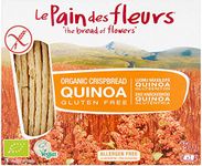 Le Pain Des Fleurs Organic & Gf Quinoa Crispbread 150g (Pack of 6)