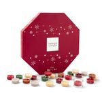 Yankee Candle Advent Calendar 2025 Wreath | Scented Candles Gift Set | 24 Scented Tea Lights and 1 Tea Light Holder | Gifts for Women
