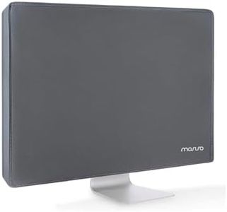 MOSISO Monitor Dust Cover 26, 27, 28, 29 Inch Anti-Static Polyester LCD/LED/HD Panel Case Screen Dispaly Protective Sleeve Compatible 26-29 Inch iMac, PC, Desktop Computer and TV, Space Gray