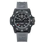 Luminox XS.3862 Men's Master Carbon Seal Grey Rubber Strap Watch, Black, Automatic Watch