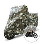 Neodrift 'JungleMax' Bike Cover for Harley Davidson Iron 883 (All-Weather Motorcycle Protection, Water & UV Resistant, Dustproof, Windproof).