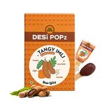 GO DESi Imli Pop Tamarind & Jaggery Candy | For Kids | 50 Pieces | Tangy Imli | Imli Candy | Lollipop | Digestive Candy | 400 g