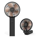 Funme 2024 Newly Handheld Fan, Portable Hand Fan Quiet Strong Wind [ 5000 Battery/4 Speed/Battery Indicator/Easy Clean] Foldable Powerful Cooling Personal Desk Fan Exquisite for Makeup Outdoor