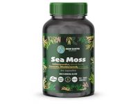 Sea Moss Capsules with Bladderwrack, Ashwagandha, Turmeric, Black Seed, Burdock Root, Manuka Honey, Vitamin C & D3, Apple Cider Vinegar, Dandelion Root, Yellow Dock Root, Elderberry, Chlorophyll