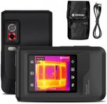 HIKMICRO PocketE Thermal Imaging Camera 240 x 240 SuperIR High Resolution with Visual Camera, SuperScene™, 25 Hz, Thermal Camera with Wi-Fi, 3.5" Touch Screen, 96 x 96 IR Resolution, -4°F to 662°F