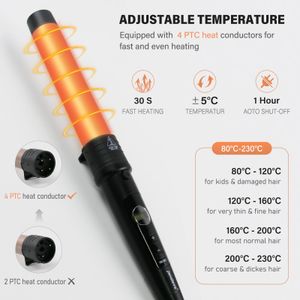 janelove 6-in-1 Hair Curler