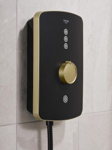 Triton Amala 9.5kW Electric Shower – Black Brass Finish