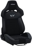 GT Omega RS12 Simulator Seat with Lumbar Support Cushion - Carbon Edition