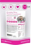 PINK SUN Whey Protein Concentrate Powder Unflavoured 420g (82% Protein) Soy Free Grass Fed Gluten Free Vegetarian Undenatured Non GM Unsweetened Everyday Whey UK