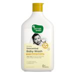 Mother Sparsh Simply Unscented Baby Wash With Natural Oatmeal- 400ml | Fragrance Free Baby Body Wash | Tear Free Formula for Newborn's Sensitive Skin