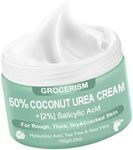 Urea Cream 50 Percent for Feet with Coconut 5.29 oz || Foot & Hand Cream Maximum Strength with 2% Salicylic Acid, Hyaluronic Acid,Tea Tree and Aloe Vera for Deep Moisturizing and Callus Removing