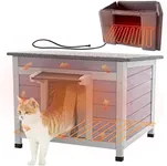 Aivituvin Heated Cat House for Outd