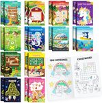 BenLouis 24 Mini Activity Books for Kids Party Favors Mini Games Puzzle Books Bulk Include Mazes Dot to Dot Word Search and More for Birthday Goodie Bags Gift Stuffer Classroom Travel Activity