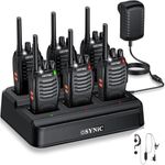 eSynic 6Pcs Walkie Talkies for Adul