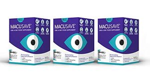 3 X 90 Pack - Macu-SAVE Food Supplement with Meso-Zeaxanthin/Lutein and Zeaxanthin.
