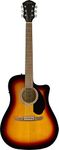 Fender Alternative 6 String Acoustic Guitar, Right, Sunburst (972713532)