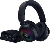 Razer Kraken V4 Pro Wireless Gaming Headset with Control Hub Sensa HD Feel (OLED Control Hub, Triforce 40 mm Driver, HyperSpeed & Bluetooth, THX Spatial Audio, RGB) Black