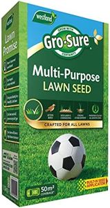 Gro-Sure Multi-Purpose Grass Lawn Seed, 50 m2, 1.5 kg
