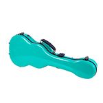 Crossrock Deluxe Fiberglass Baritone Ukulele Case with TSA Lock, Mint Blue (CRF2020BUMB)