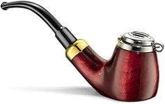 Mr. Brog Full Bent Smoking Pipe - Model No: 21 Old Army Mahognay - Pear Wood Roots - Hand Made (Mahognay #21)