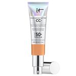 IT Cosmetics Your Skin But Better CC+ Cream, Tan (W) - Color Correcting Cream, Full-Coverage Foundation, Anti-Aging Serum & SPF 50+ Sunscreen - Natural Finish - 1.08 fl oz