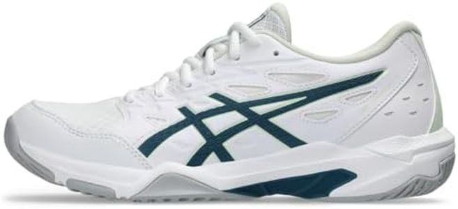 ASICS Women's Gel-Rocket 11 Volleyball Shoes, 9.5, White/Ink Teal